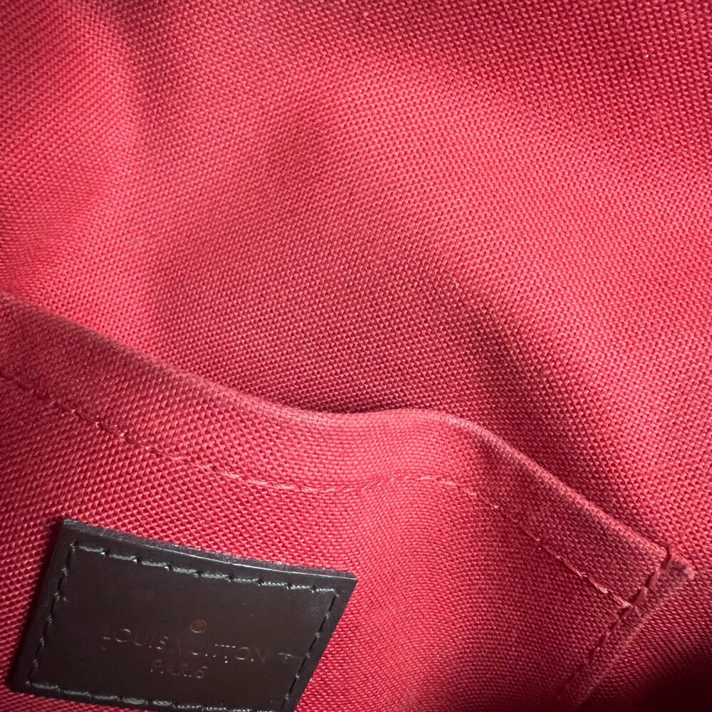 Louis Vuitton Favorite MM Damier Ebene Chain Handbag Brown - Picture 11 of 12